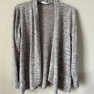 Carol Rose Gray Cardigan Sweater